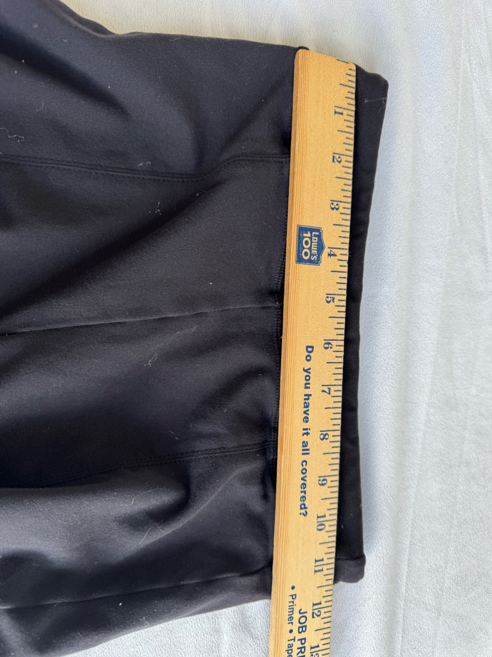 Alo Yoga High-Waist Zip It Flare Leggings black small high-rise fit split-hem - Picture 6 of 8